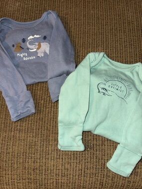 3M long sleeve Onesies with mittens